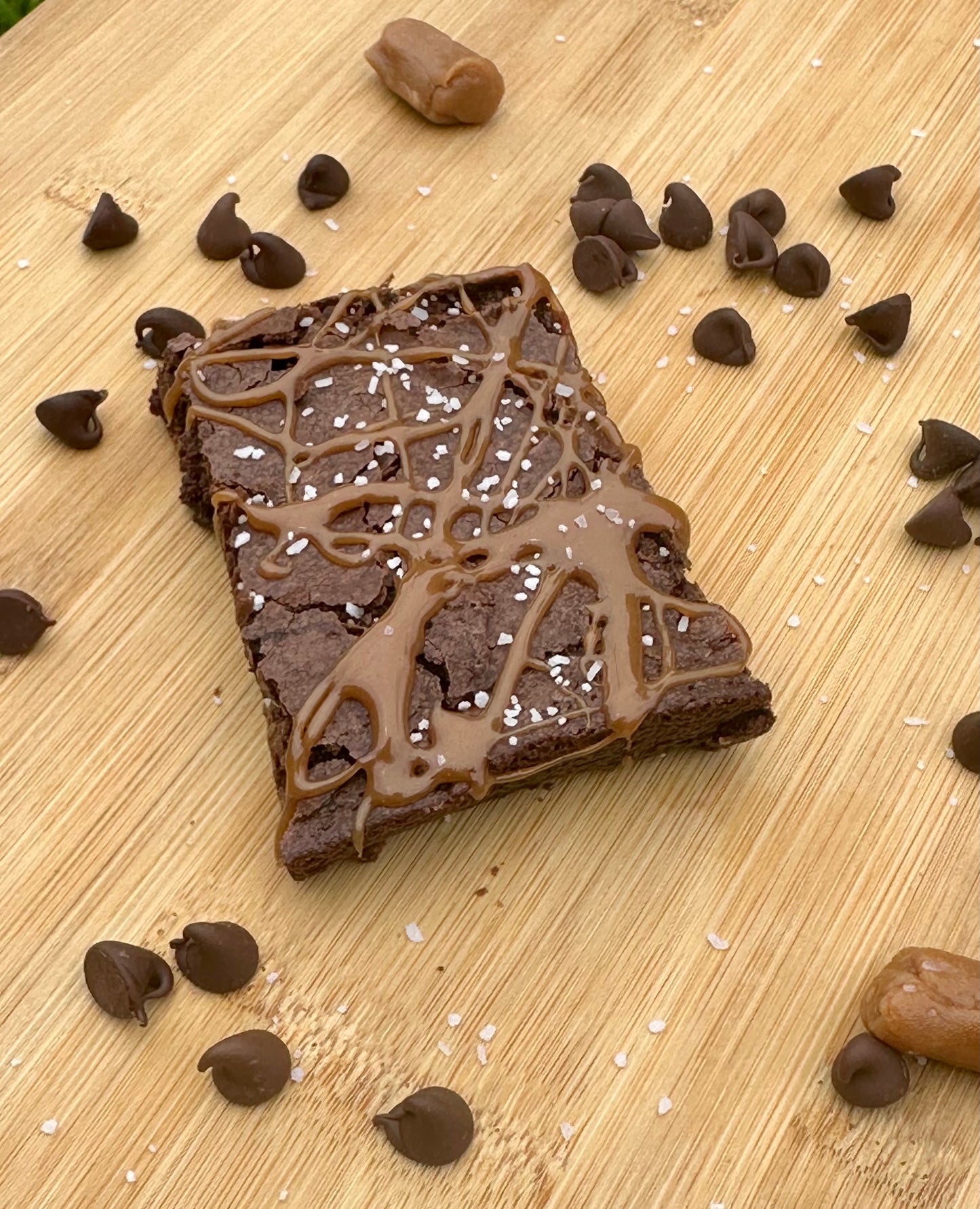 Salted caramel Brownie