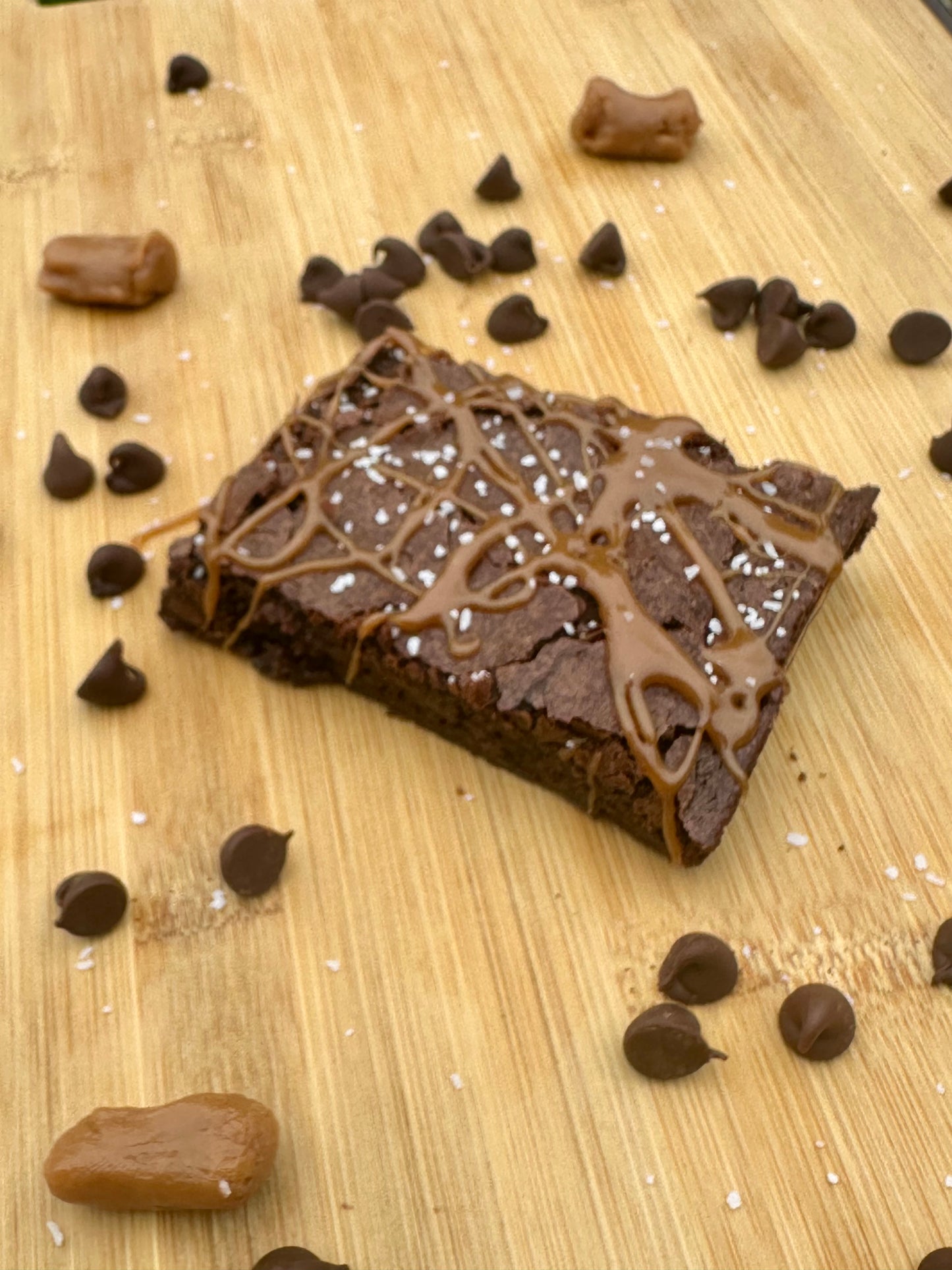 Salted caramel Brownie