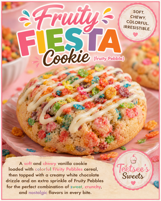 Fruity Fiesta Cookie (fruity Pebble)