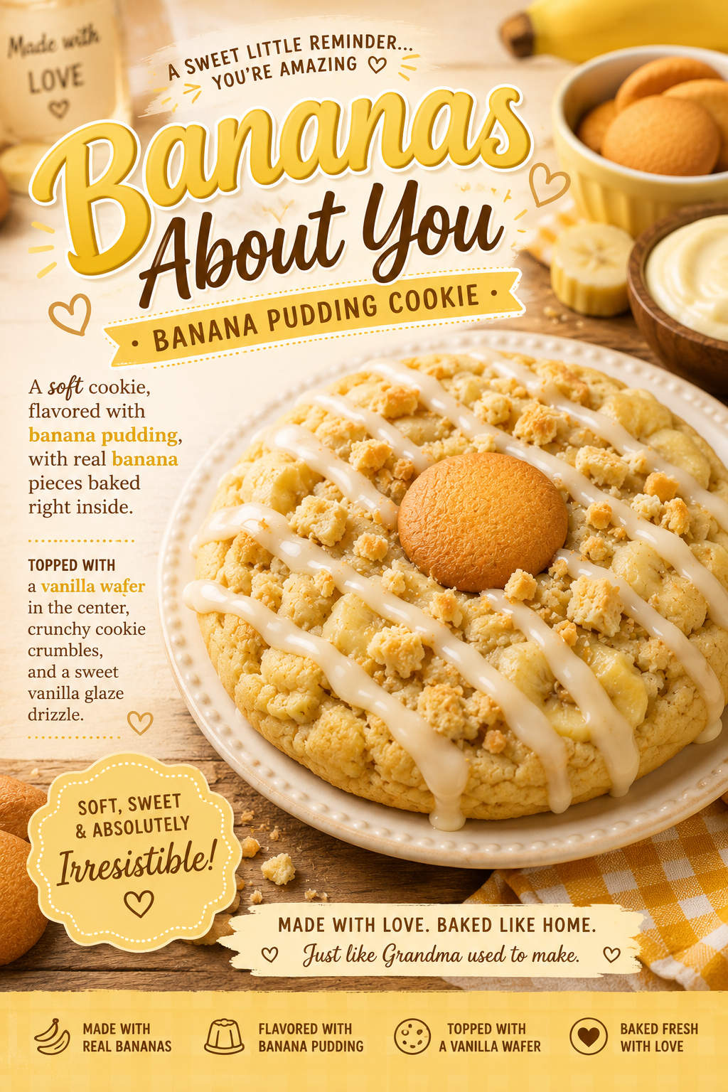 Banana's About You Cookie