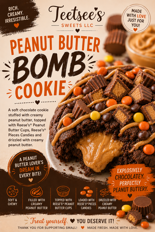 Peanut Butter Bomb Cookie