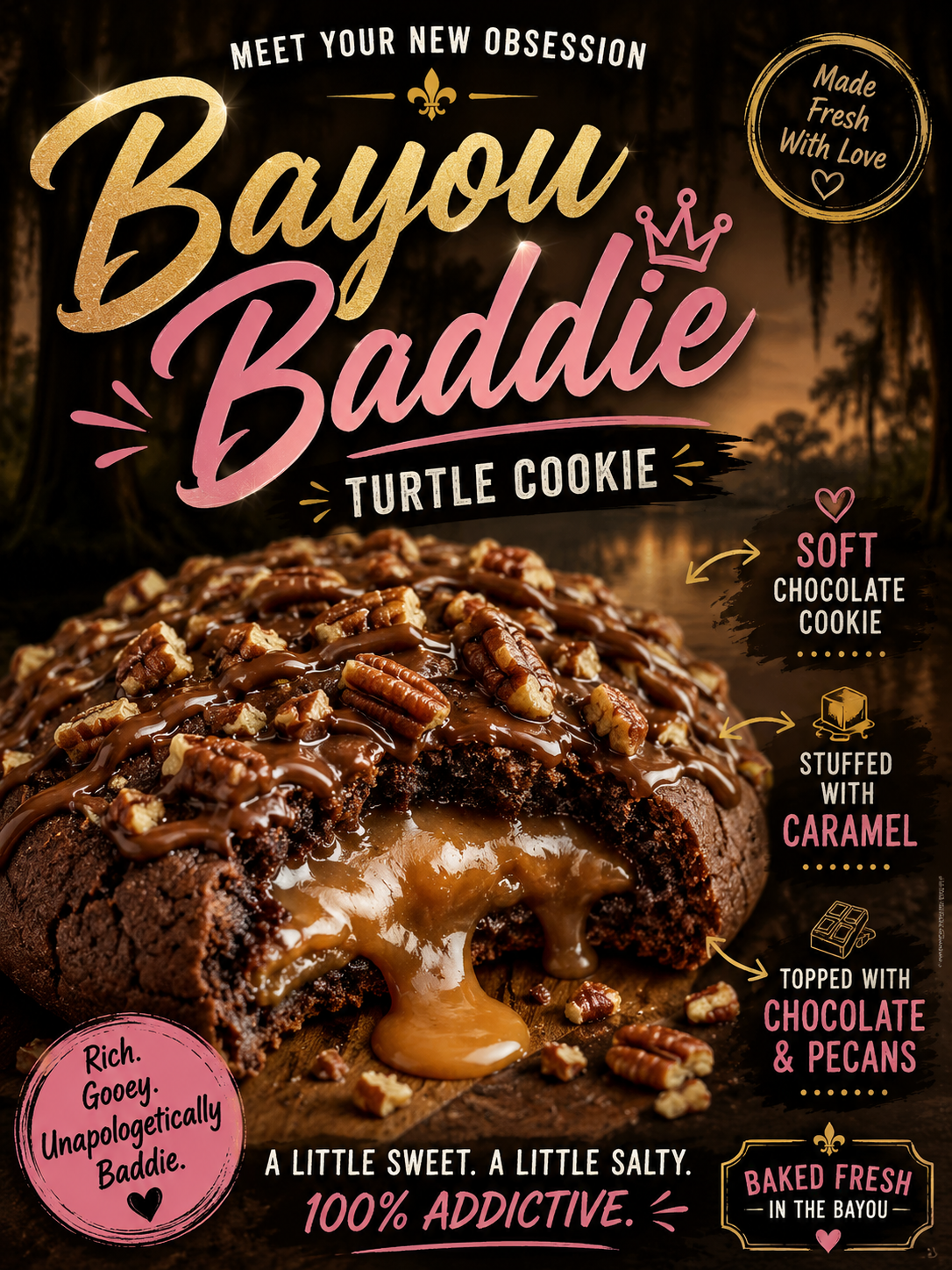 The Bayou Baddie Cookie