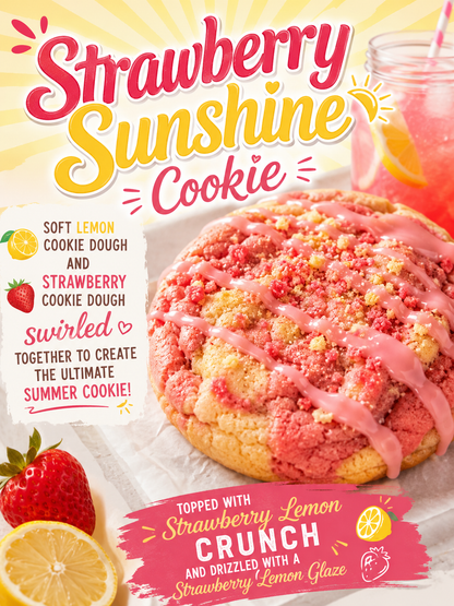 Strawberry Sunshine Cookie