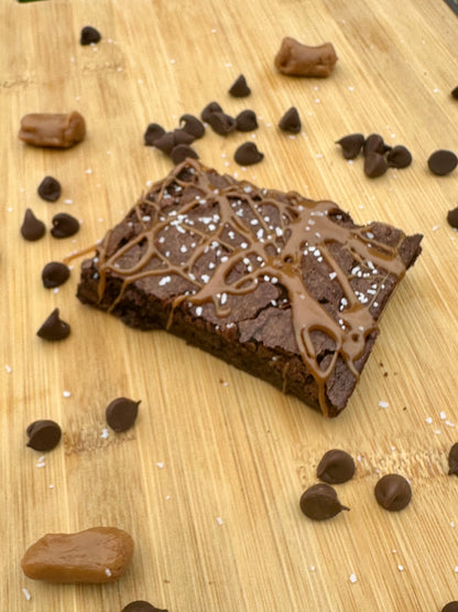 Salted caramel Brownie