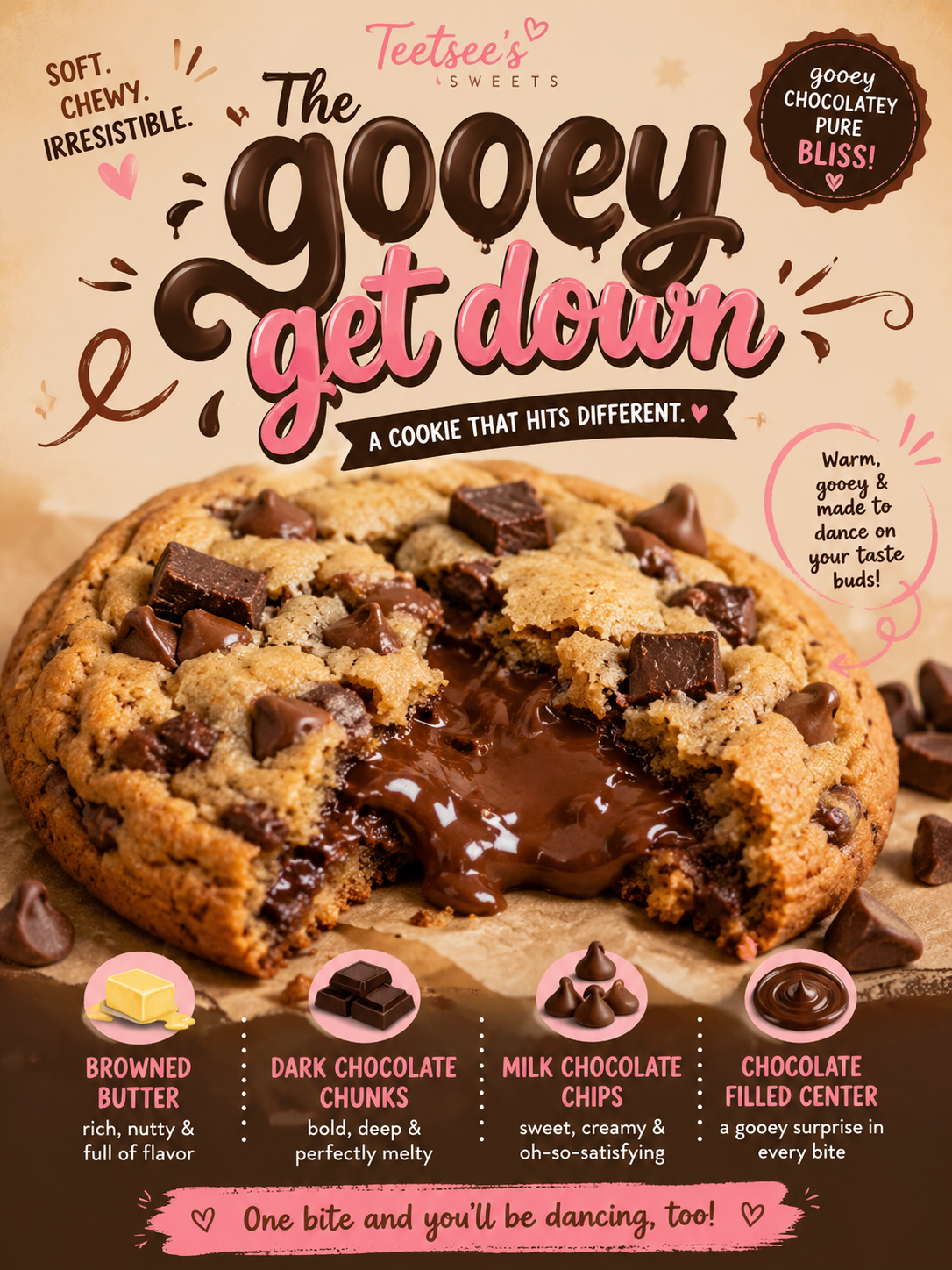 The Gooey Get Down Cookie